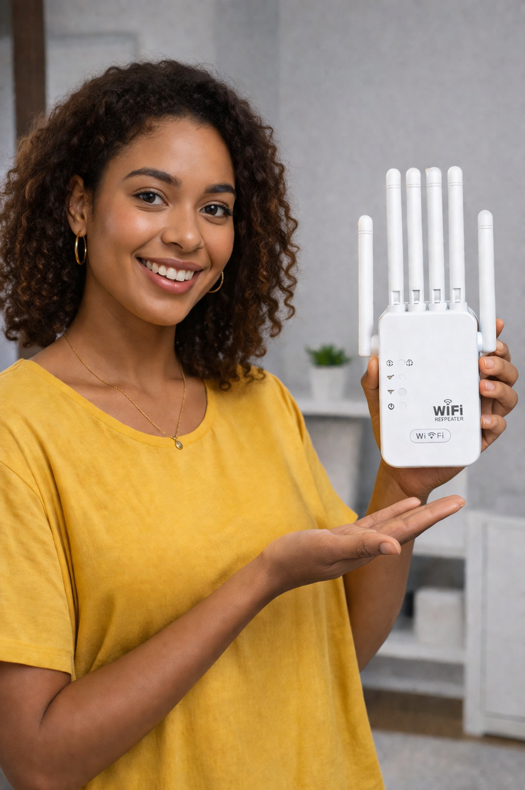 Répéteur WiFi Longue portée ( 100 m )  ( 1 an de garantie )