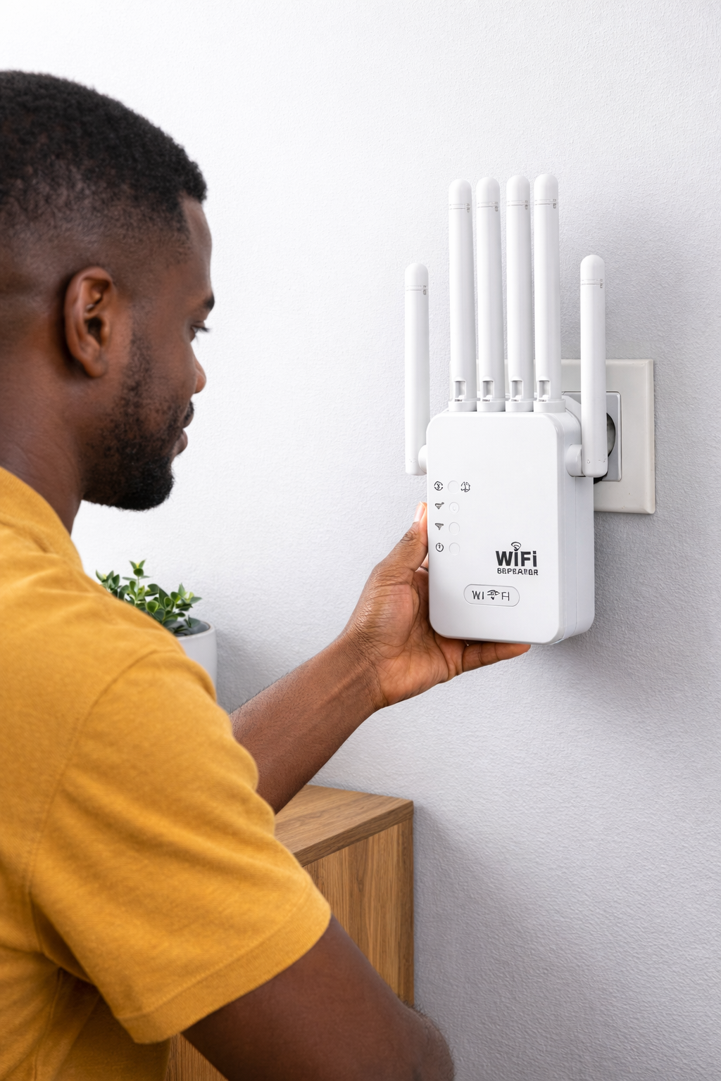Répéteur WiFi Longue portée ( 100 m )  ( 1 an de garantie )